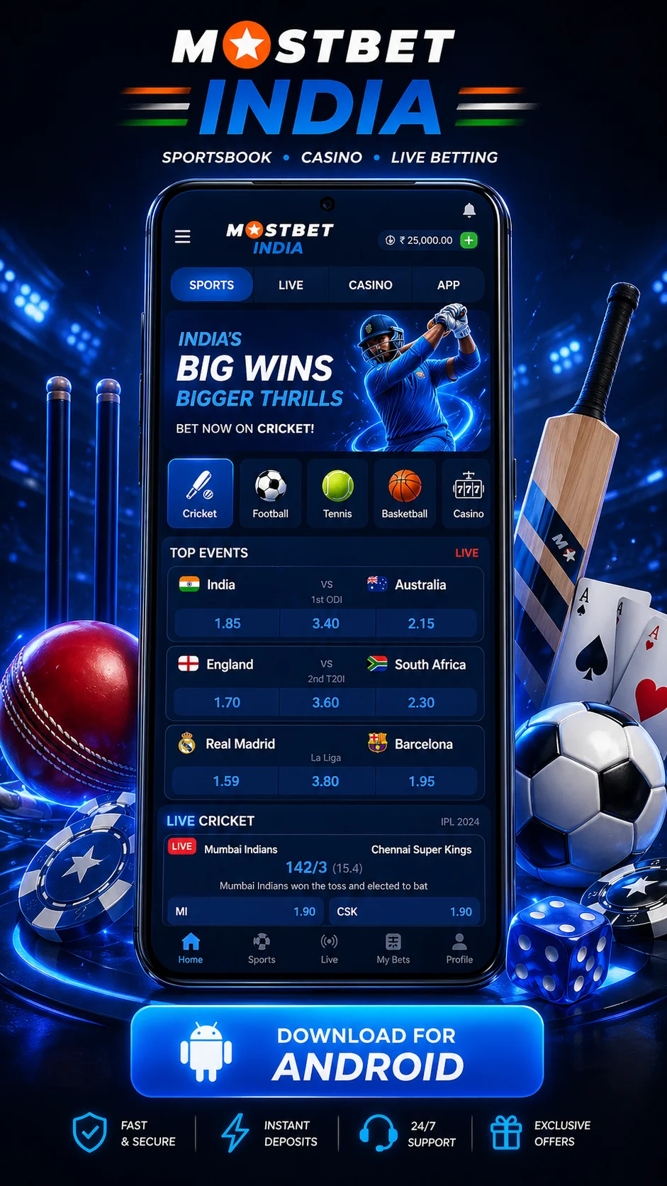 Mostbet Android APK install steps